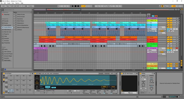 2. Ableton Live 11 - Arrangement View