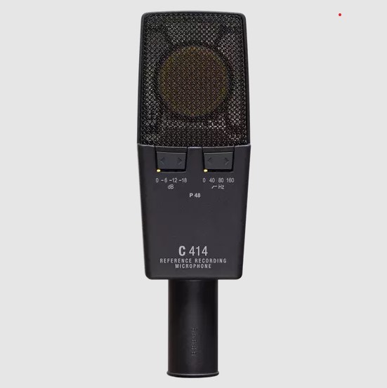 AKG C414 Grootmembraan Condensator microfoon voor het opnemen van akoestische gitaar