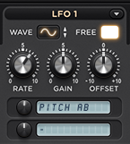 LFO1 Vibrato Effect
