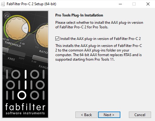 Een AAX plugin voor Pro Tools installeren