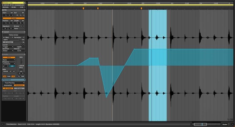 Ableton Audio Warping en Envelope Editing
