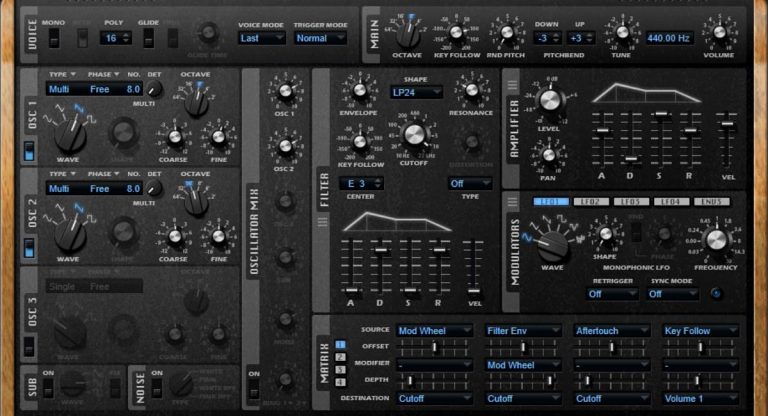 Cubase heeft krachtige synthesizers zoals Retrologue