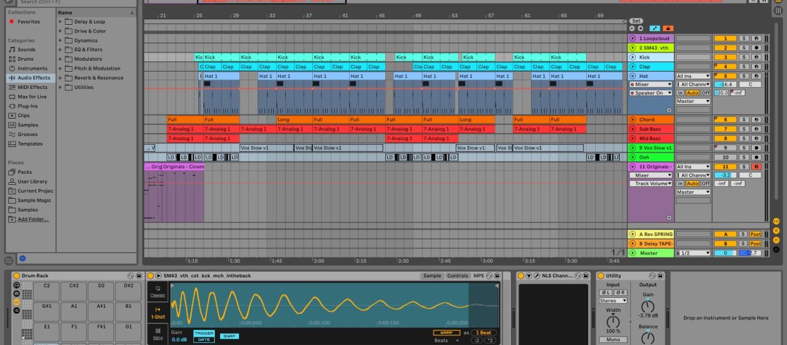 2. Ableton Live 11 - Arrangement View